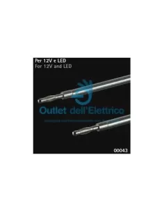 Metal Spot 00043 Pair of linear joints with chrome conductors